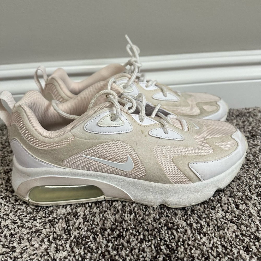 Nike Air Max 200 Pink & Beige Sneakers - Picture 5 of 8